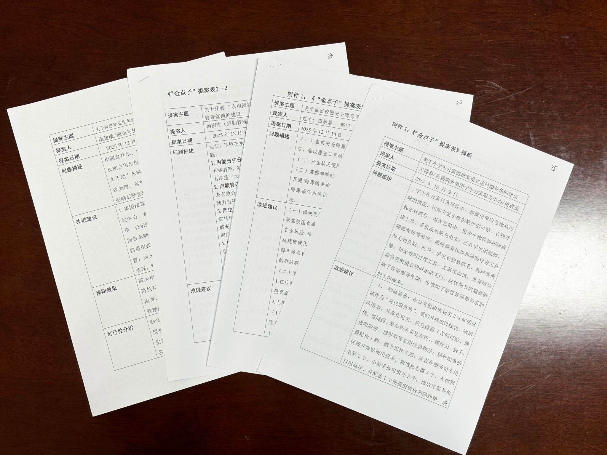 凝聚智慧促发展  汇聚合力提质效——后勤“金点子”征集评选结果揭晓