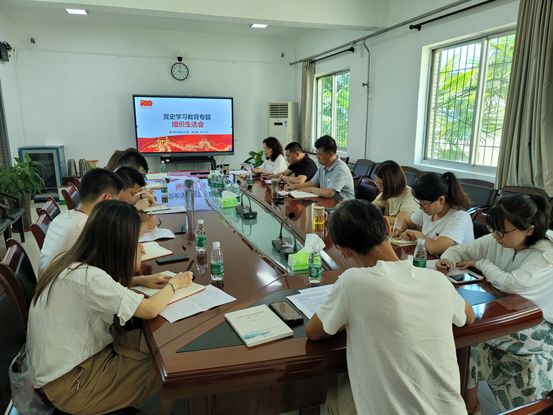 财务与物资供应支部召开党史学习教育专题组织生活会（七）